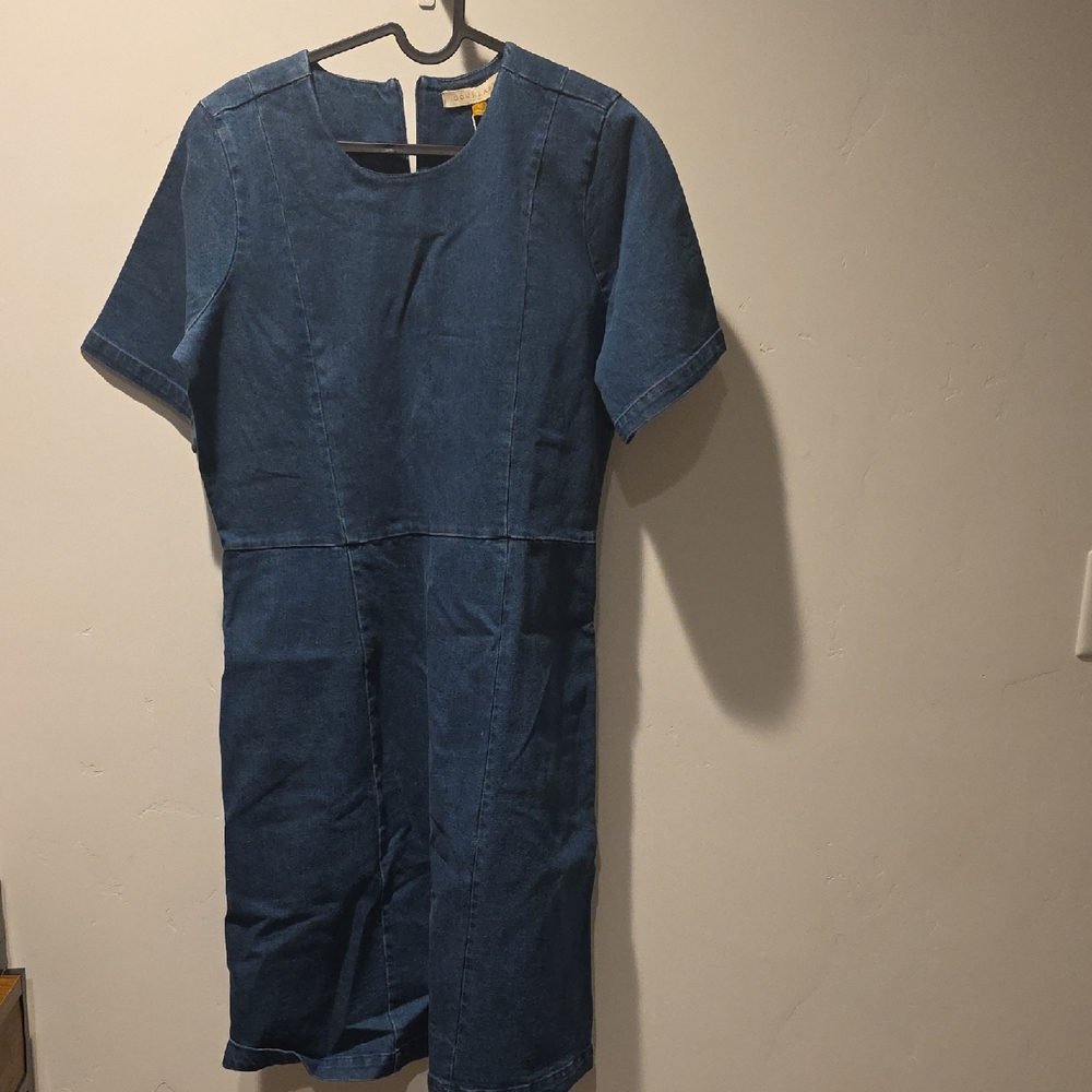 DownEast Classic Blue Denim Dress